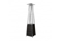 Promiennik ogrodowy (parasol grzewczy) - Ognista Wieża wiklina- 11kW Parasole grzewcze