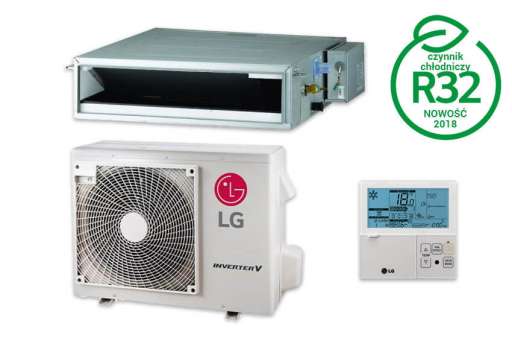 Klimatyzator kanałowy n. sprężu LG Standard - 2,50kW CL09R.N20
