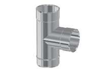 Trójnik 90 st fi 120 mm kominowy do odprowadzania spalin Rury kominowe